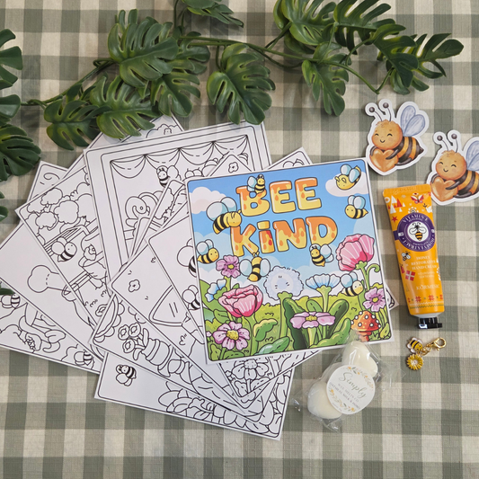 ** PRE-ORDER ** BEE KIND COLOURING GIFT SET