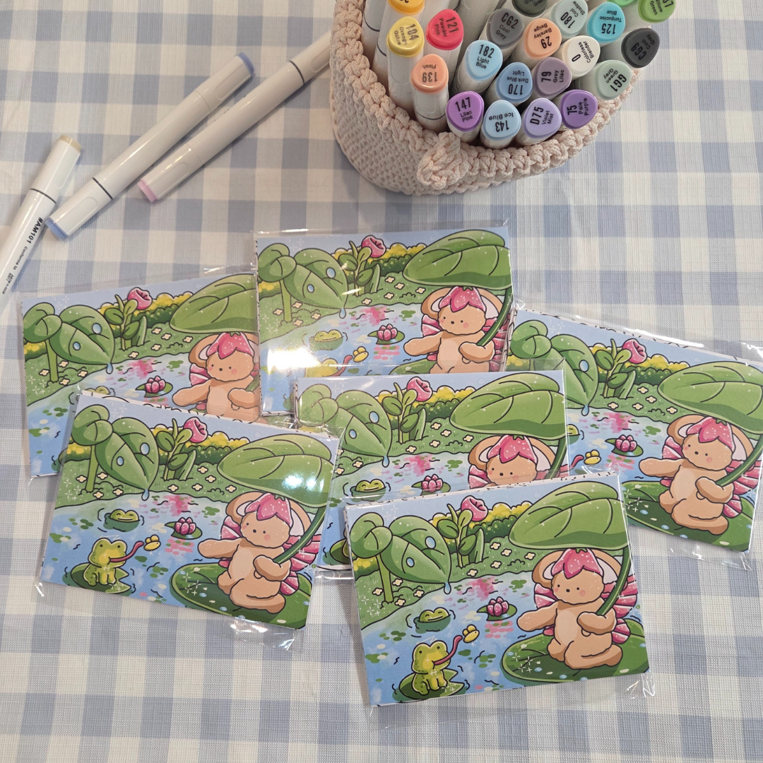 SUGAR PLUM FAIRY FUZZ POSTCARD MINI PRINTS