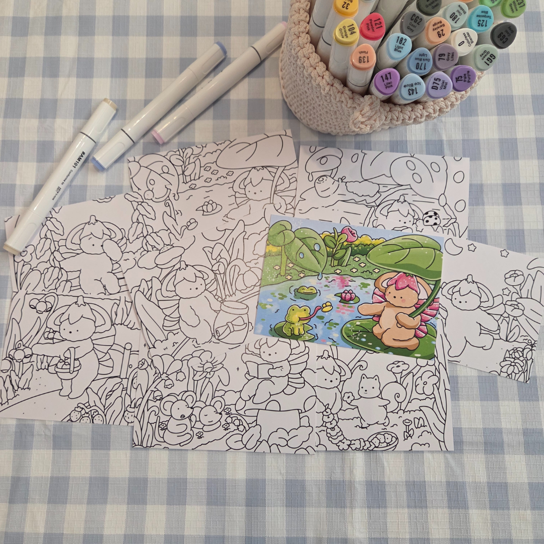 SUGAR PLUM FAIRY FUZZ POSTCARD MINI PRINTS