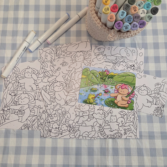 SUGAR PLUM FAIRY FUZZ POSTCARD MINI PRINTS