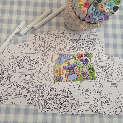 ** NEW ** MARMALADE MOUSE POSTCARD MINI PRINTS