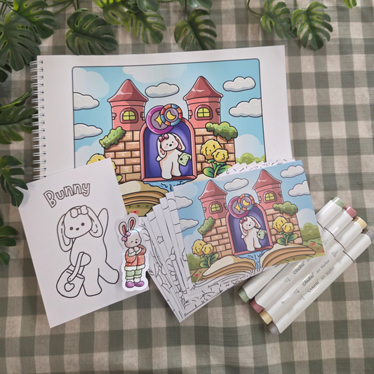 DIGITAL DOWNLOAD - ONCE UPON A TIME COLOURING BOOK