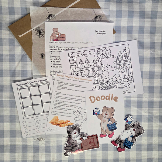TINY HUG CLUB - Monthly Snail Mail Hugs from Tiny Whispers - ** UK **