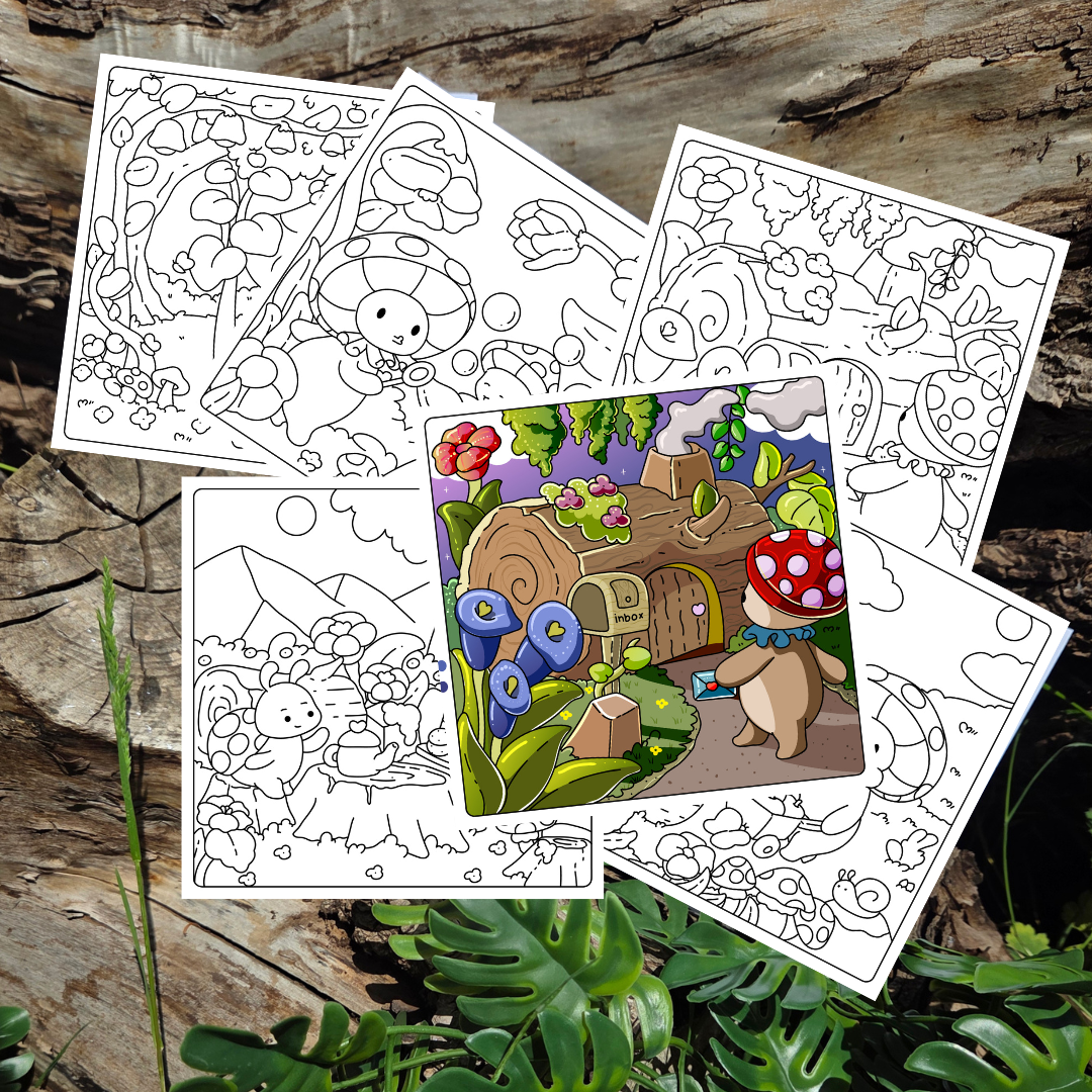 ** NEW **  FOREST MINIATURES - MAGIC MUSHROOMS