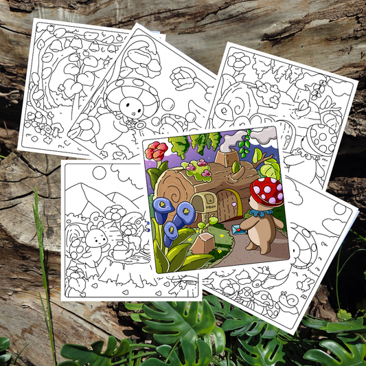 ** NEW **  FOREST MINIATURES - MAGIC MUSHROOMS