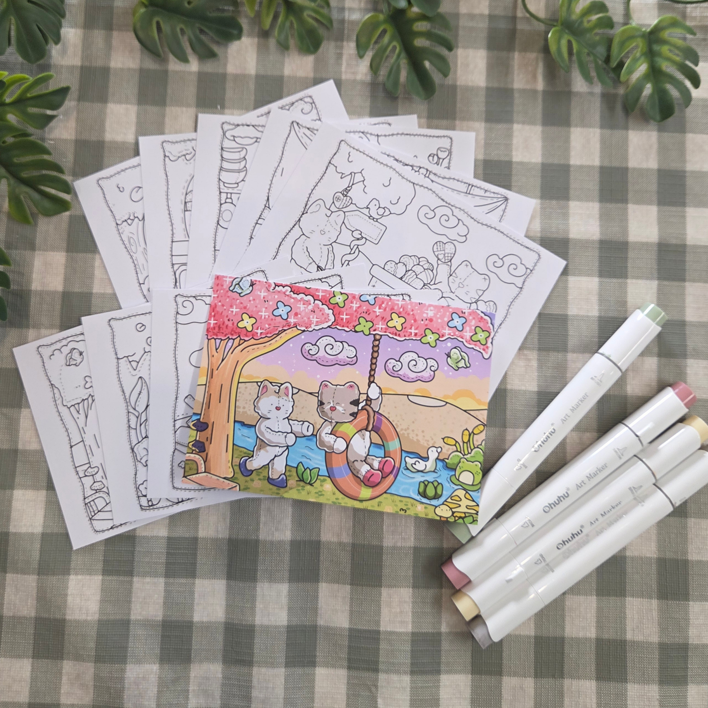 **NEW** DOODLE & STITCH POSTCARD MINI PRINTS