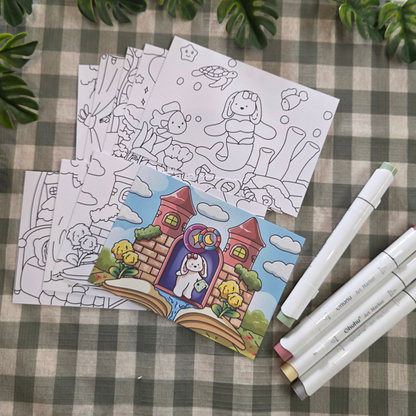 ONCE UPON A TIME POSTCARD MINI PRINTS