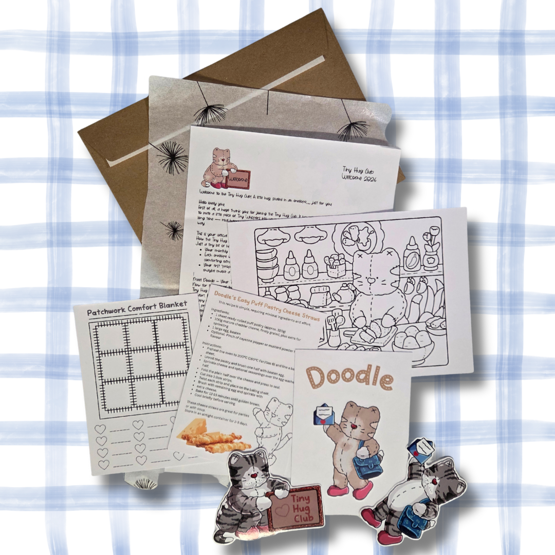 TINY HUG CLUB - WELCOME LETTER (ONE OFF HAPPY SNAIL MAIL LETTER)
