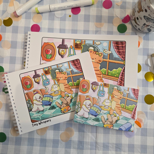 **NEW** TINY WHISPERS: VOLUME ONE COLOURING BOOK BUNDLE