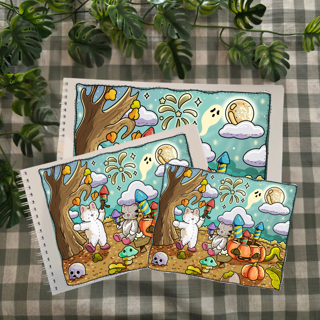 ** NEW ** DIGITAL DOWNLOAD  DOODLE & STITCH: VOLUME 2 - AUTUMN EDITION COLOURING BOOK