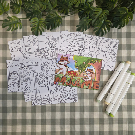 MOO & ME POSTCARD MINI PRINTS