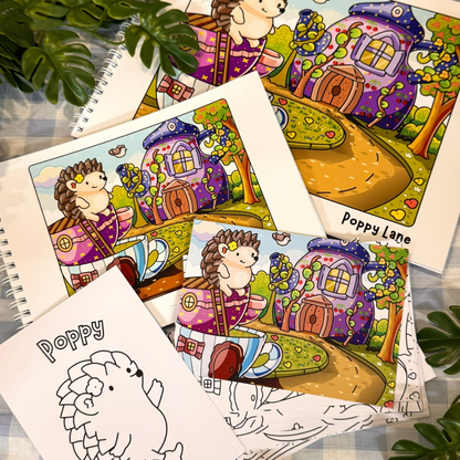 ** NEW ** POPPY LANE COLOURING BOOK BUNDLE