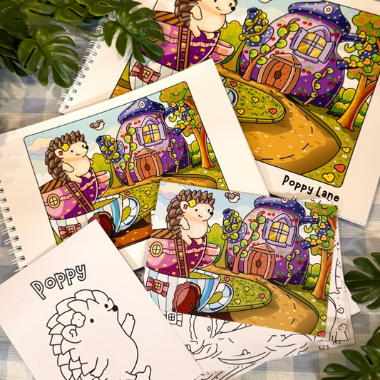 ** NEW ** POPPY LANE COLOURING BOOK BUNDLE